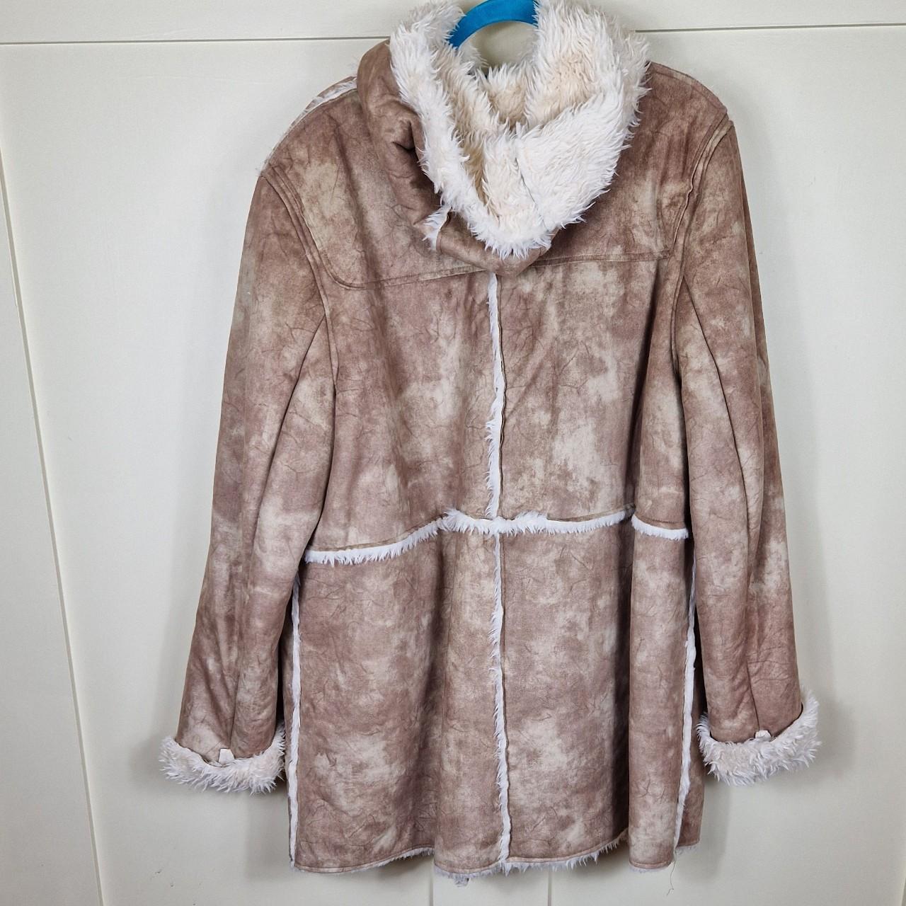 Sherpa fleece lined coat XL