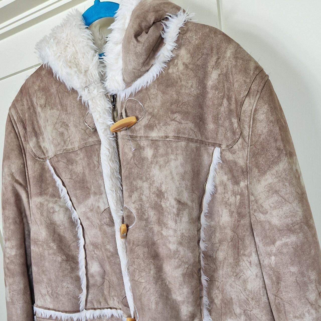 Sherpa fleece lined coat XL