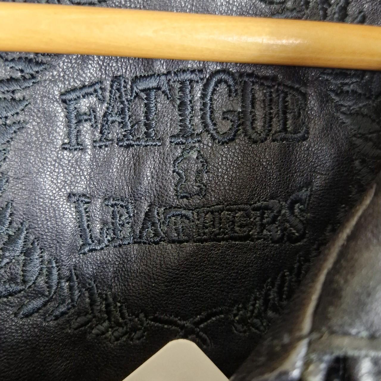 Parka style leather jacket Large