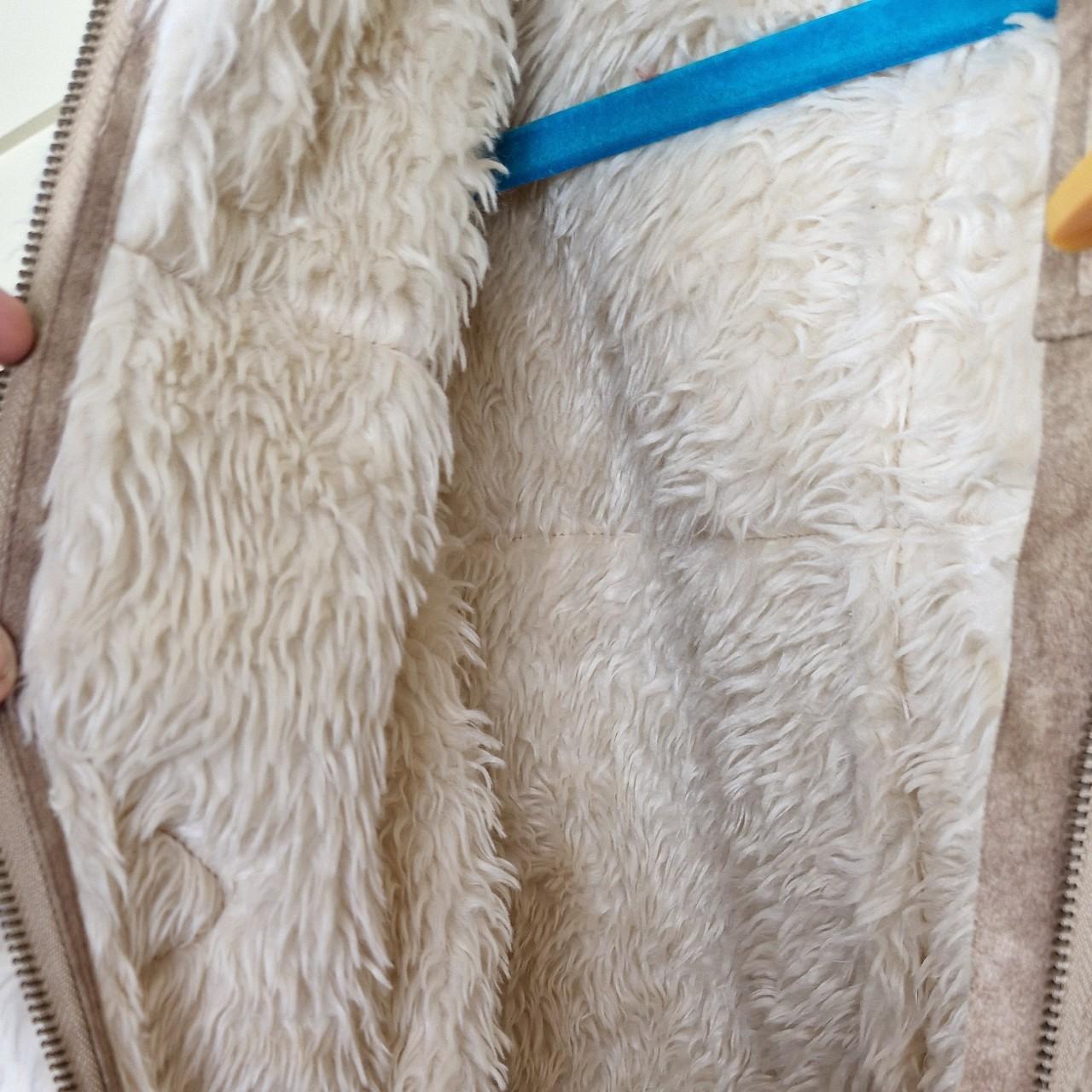 Sherpa fleece lined coat XL
