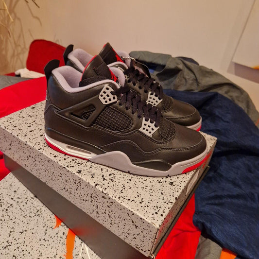 Jordan 4 Bred reimagined  size 6.5 UK