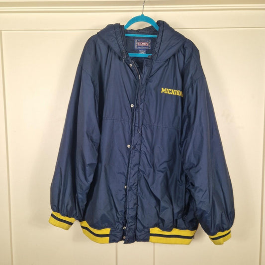 Michigan State puffer jacket