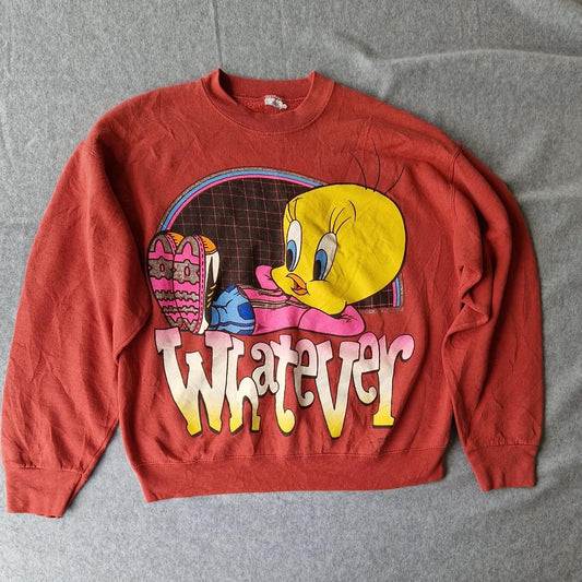 Disney Tweetie bird spellout sweatshirt Large